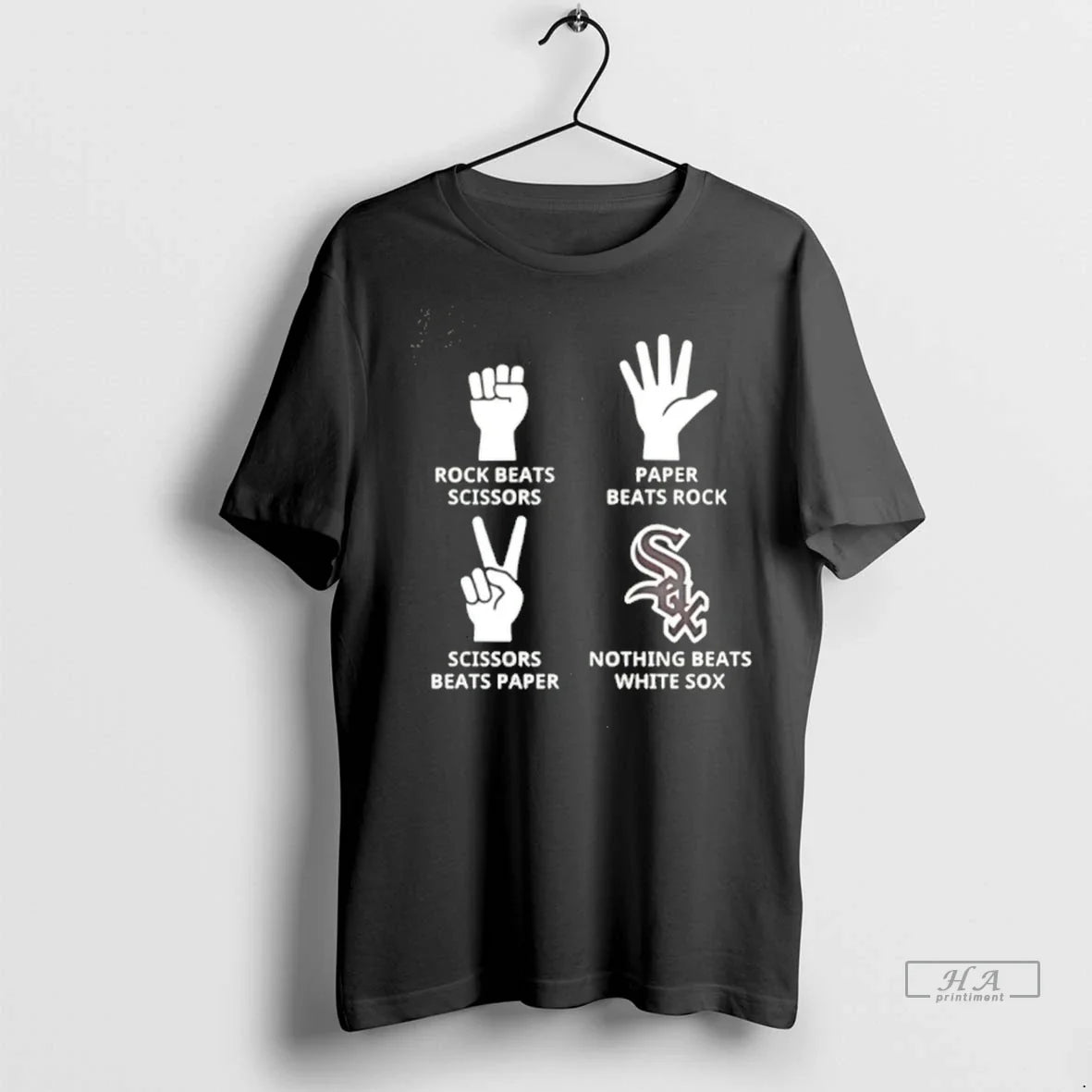 Officials Trendy Nothing Beats White Sox Hands Rock Beats Scissors