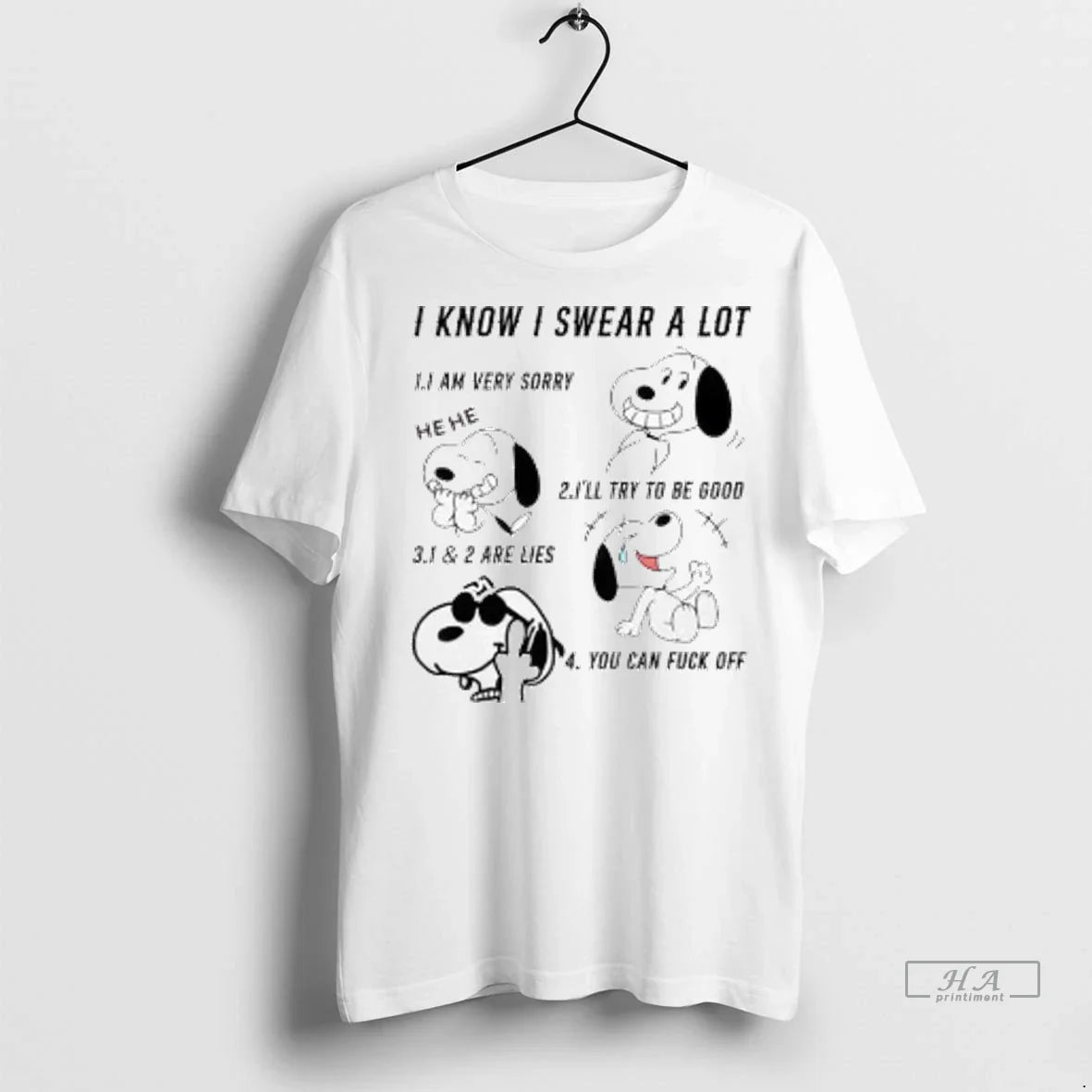 Officials Trendy Snoopy I Know I Swear Lot I Am Very Sorry He He