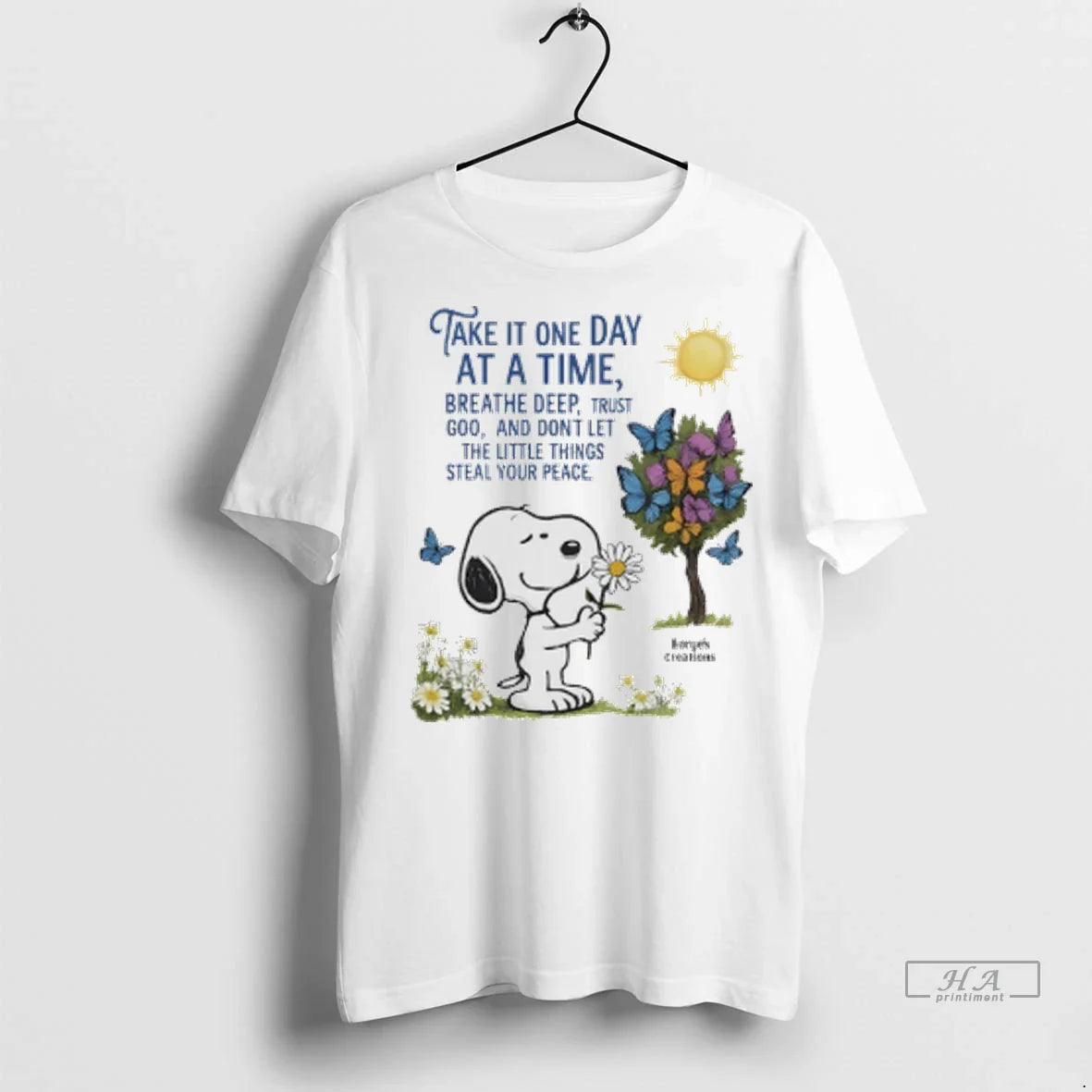 Officials Trendy Snoopy Take It One Day Time Breathe Deep Trust Goo