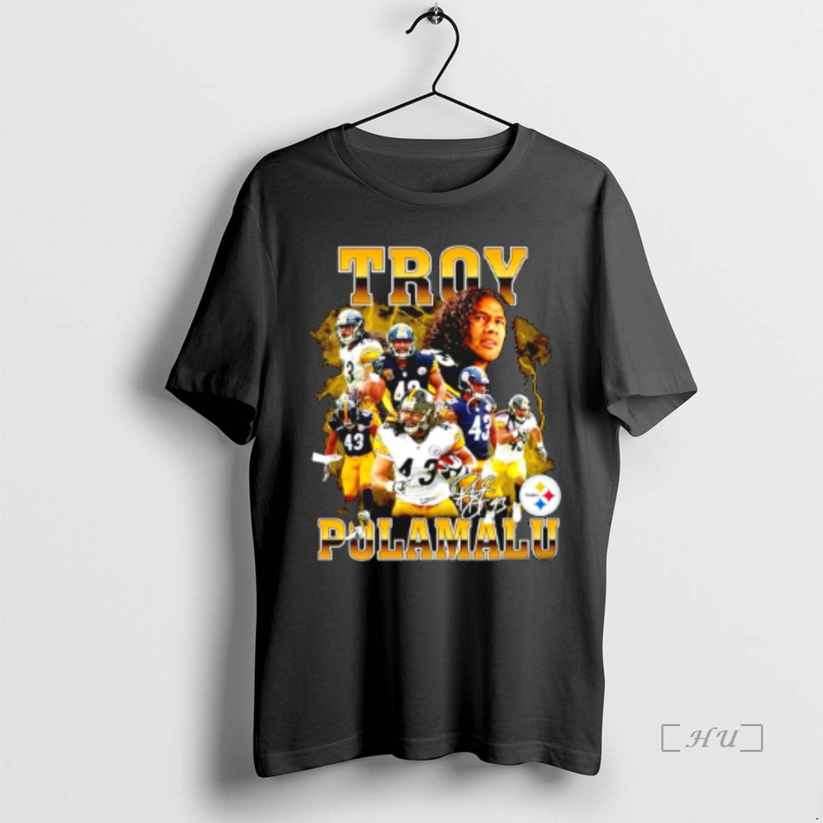 Officials Troy Aumua Polamalu Pittsburgh Steelers Signature Long