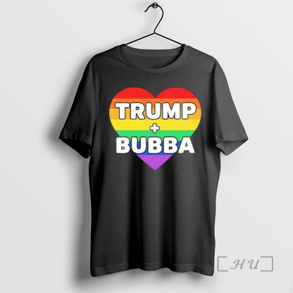 Officials Trump Loves Bubba Clinton Rainbow TShirt Premium Merch