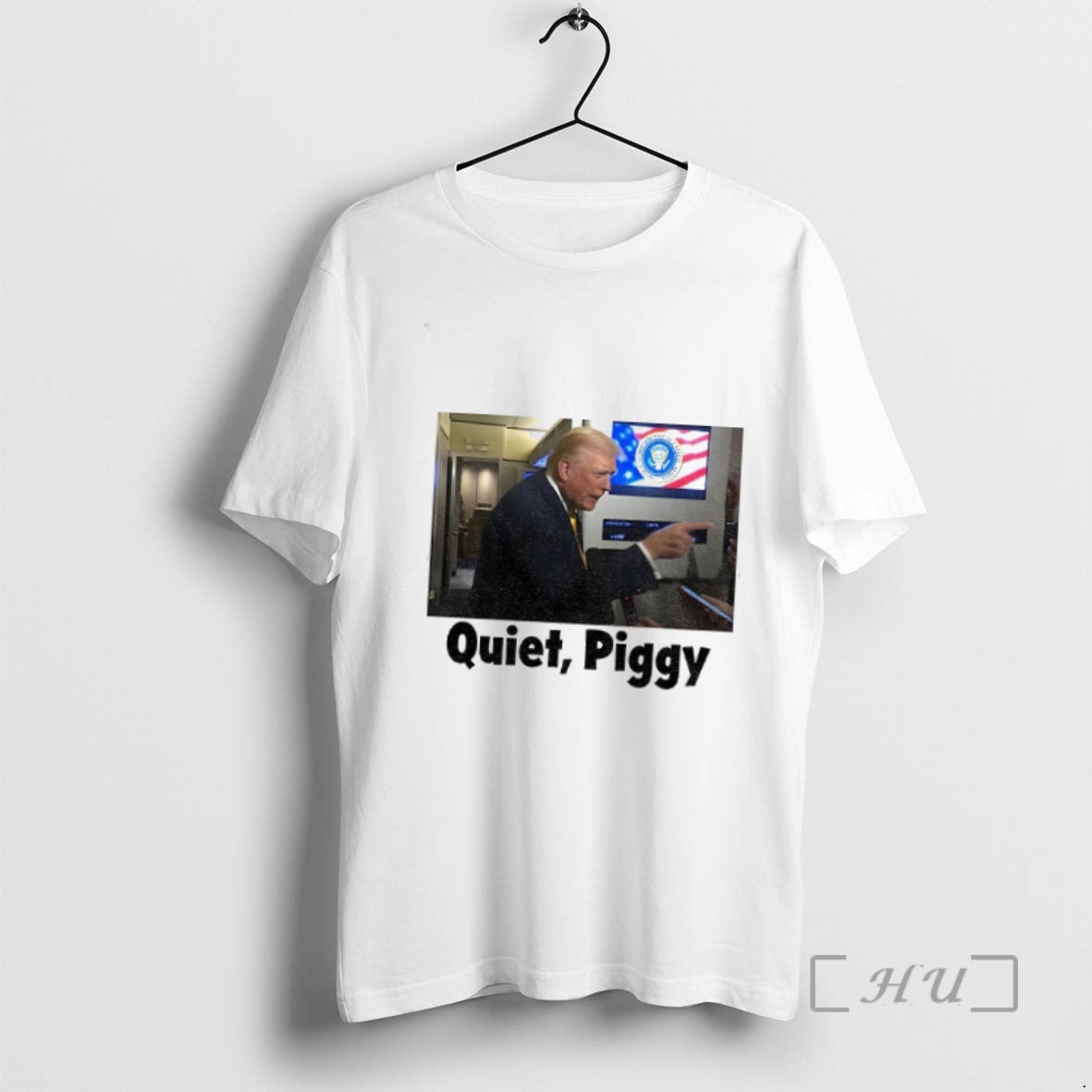 Officials Trump Quiet Piggy Photo Hoodie Elegant Outfit