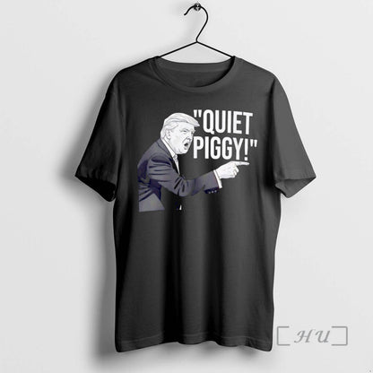 Officials Trump Scream Quiet Piggy Shirt Elegant Art