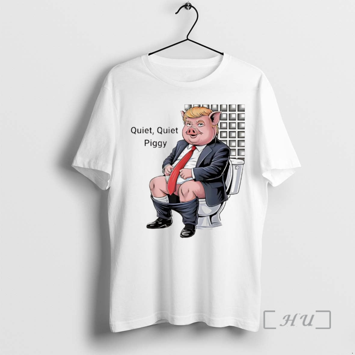 Officials Trump Toilet Quiet Quiet Piggy Hoodie Exclusive Fashion