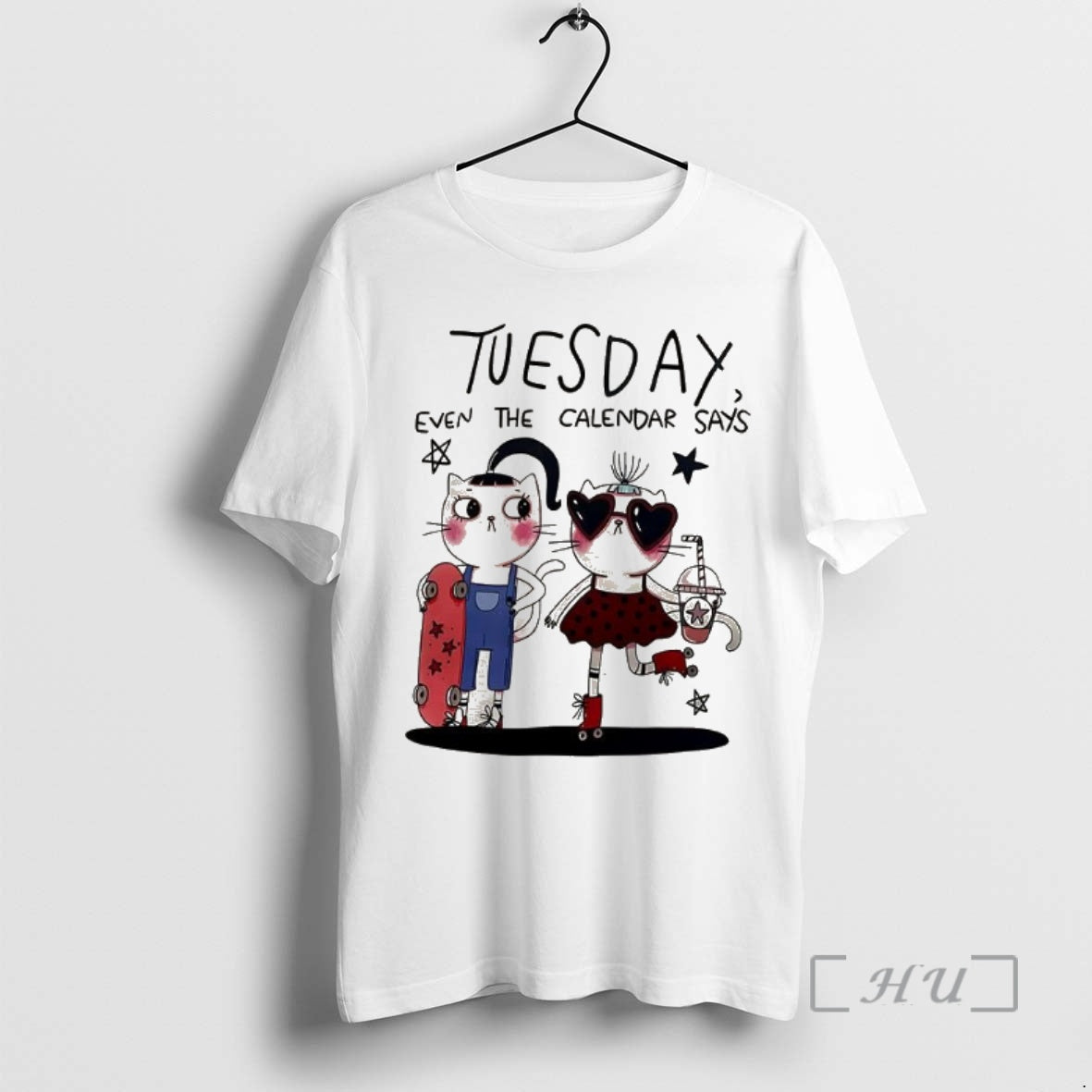 Officials Tuesday Even Calendar Says Shirt Premium Art