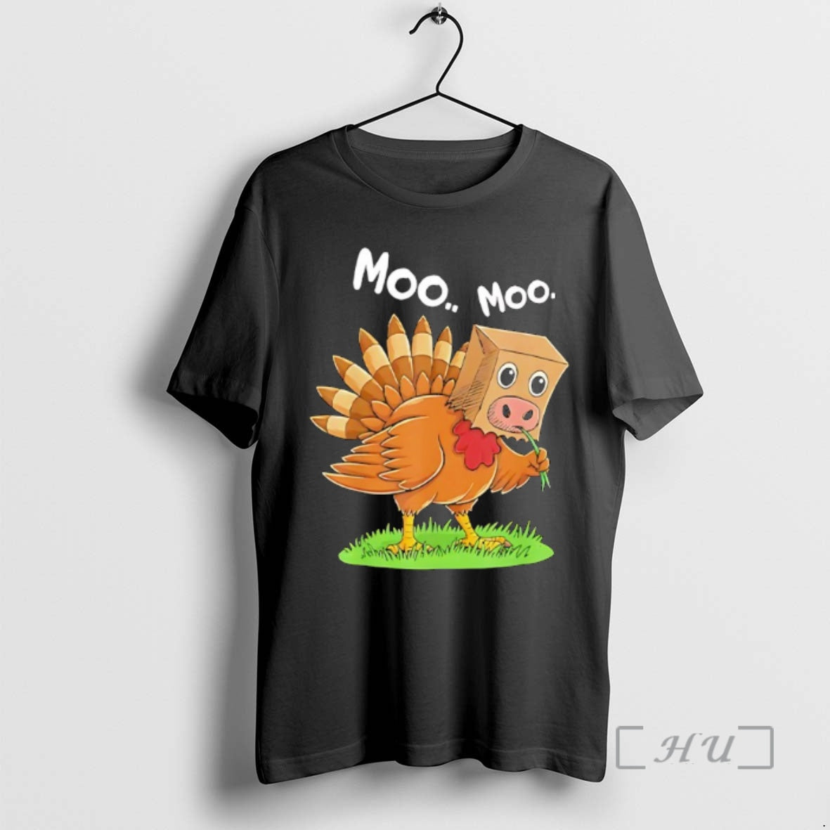 Officials Turkey X Cow Moo Moo Thanksgiving Shit Hoodie Trendy Fashion