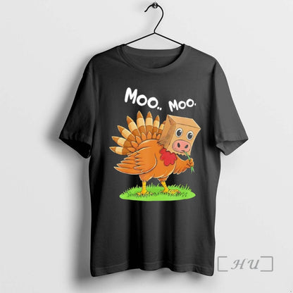Officials Turkey X Cow Moo Moo Thanksgiving Shit Hoodie Trendy Fashion
