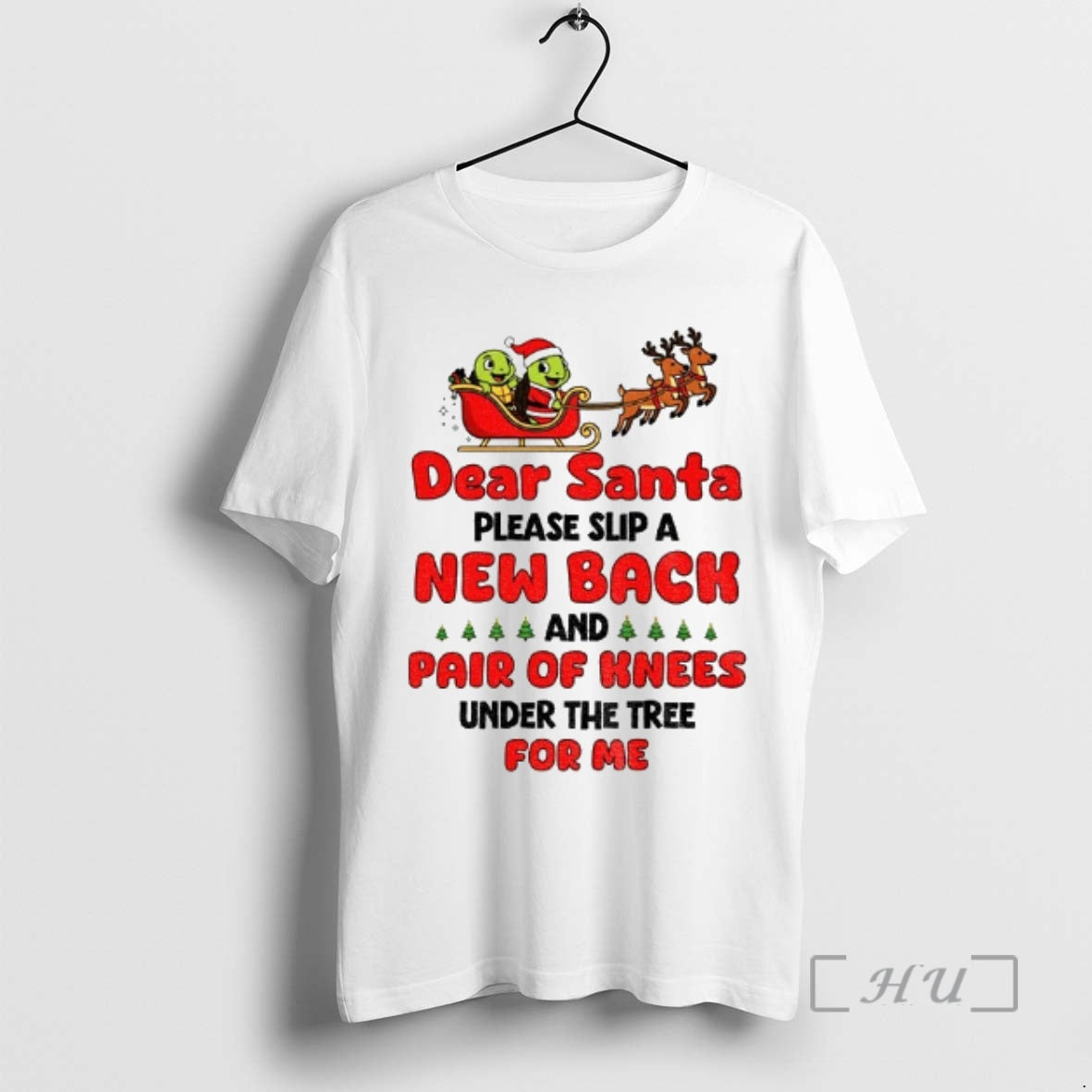 Officials Turtle Santa Claus Dear Santa Please Slip New Back And Pair