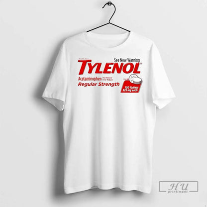 Officials Tylenol Acetaminophen See New Warning T Shirts Long Sleeve
