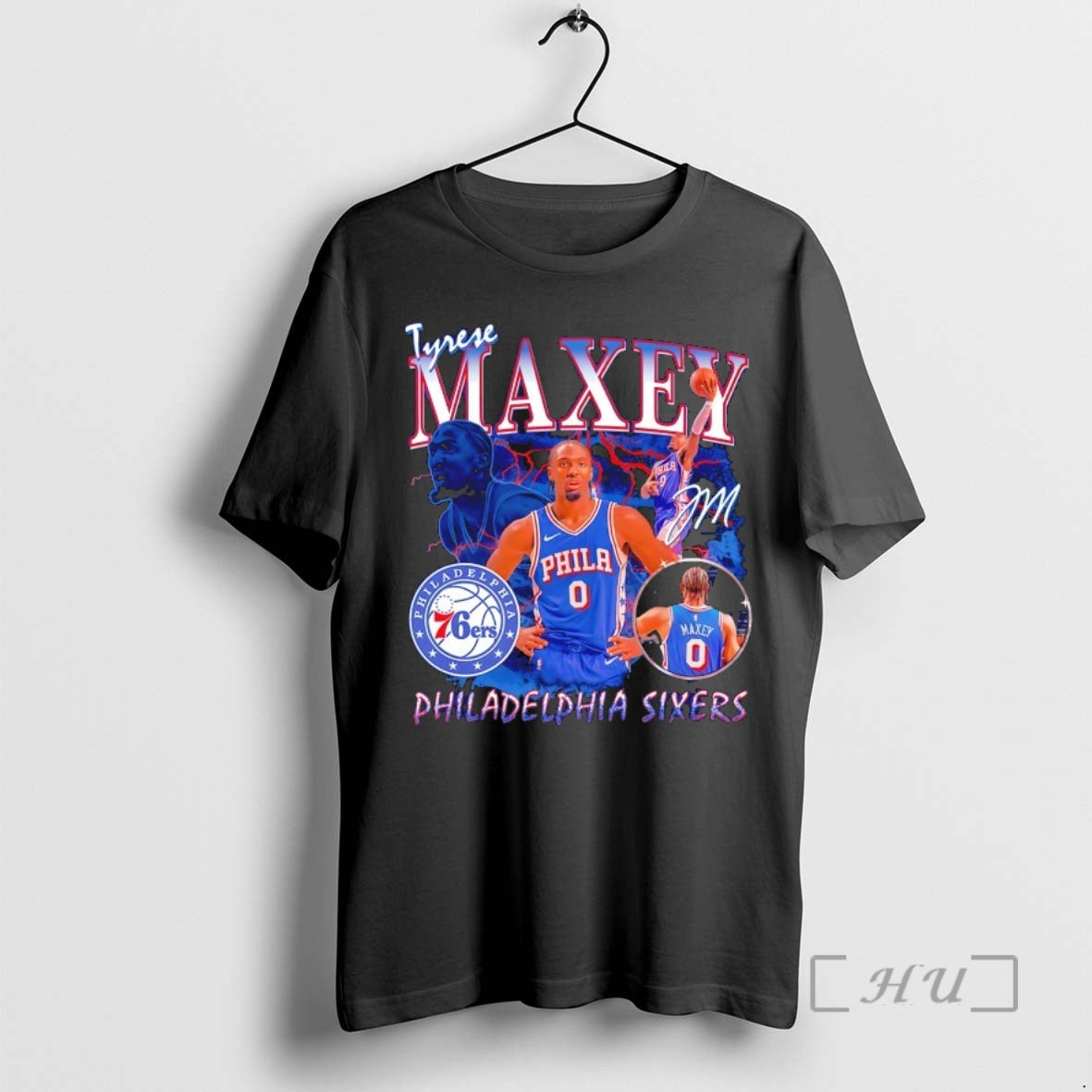 Officials Tyrese Maxey 0 Philadelphia 76Ers Player Signature Collage