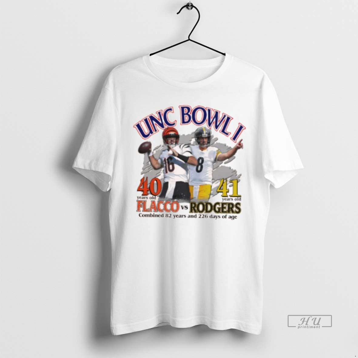 Officials Unc Bowl I Joe Flacco 40 Years Old Vs Aaron Rodgers 41
