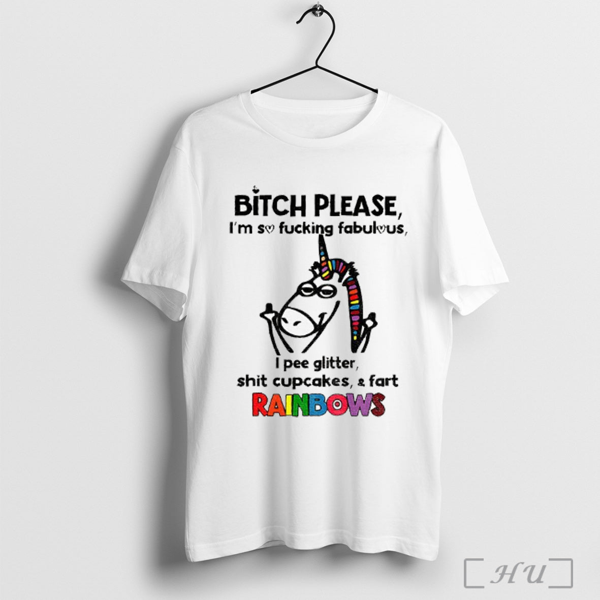 Officials Unicorn Middle Finger Bitch Please Im So Fucking Fabulous I
