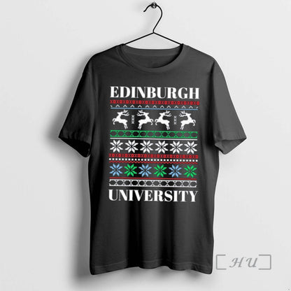 Officials University Festive Reindeer Ugly Sweat Tee Premium Art