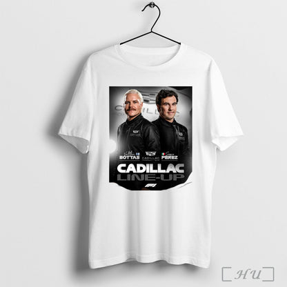 Officials Valtteri Bottas And Sergio Perez Cadillac Formula 1 Team