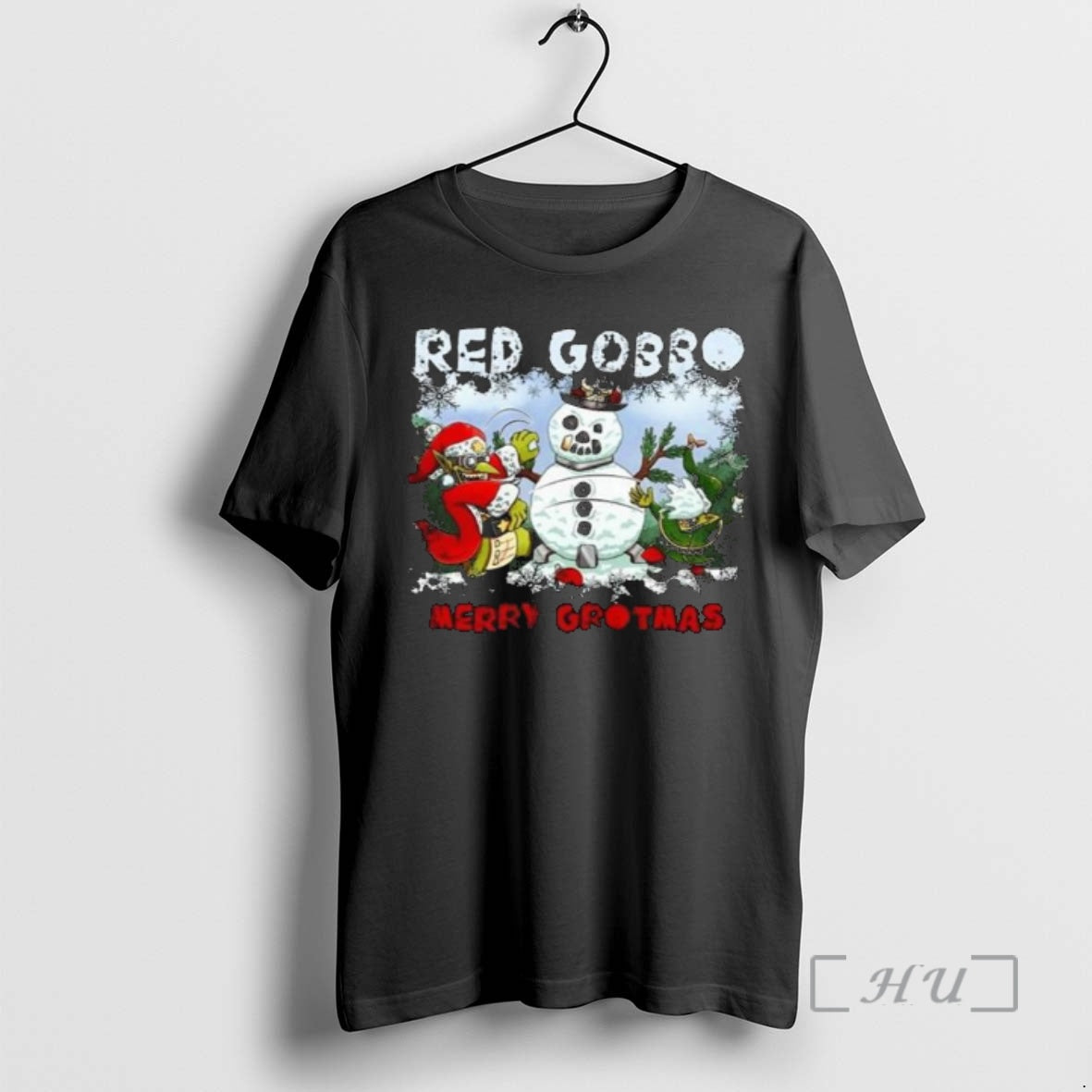 Officials Warhammer Red Gobbo Merry Grotmas Long Sleeve Designer