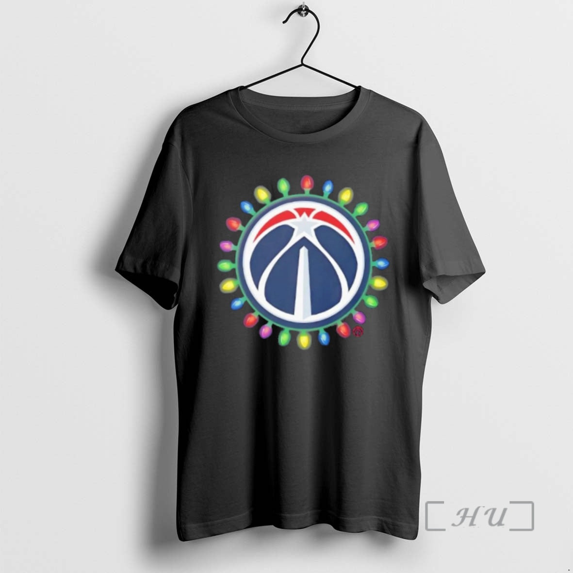 Officials Washington Wizards Logo Holiday Lights Shirt Exclusive