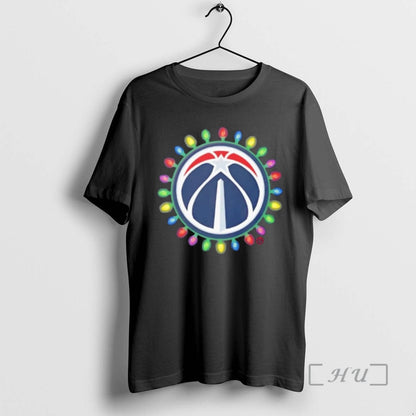 Officials Washington Wizards Logo Holiday Lights Shirt Exclusive