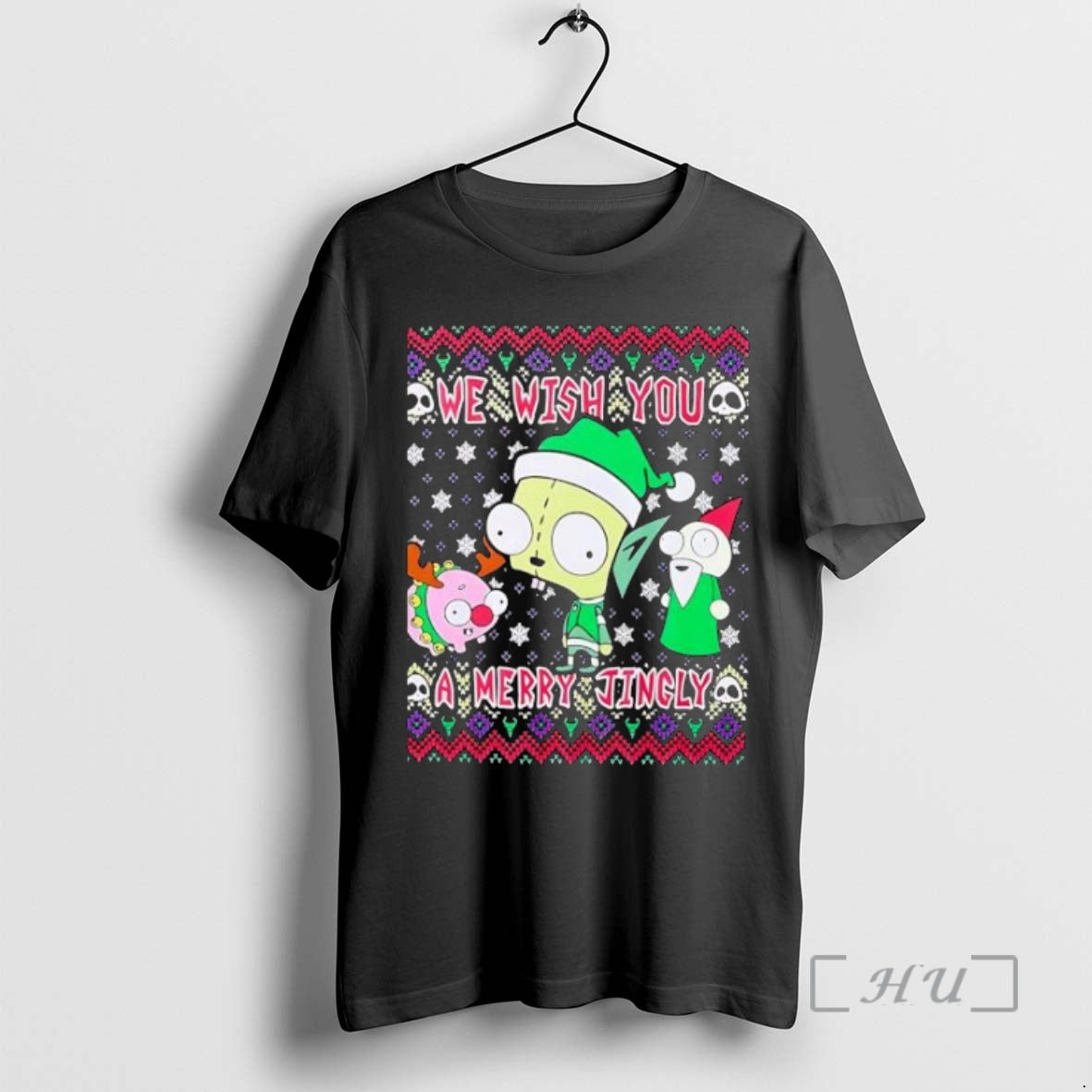 Officials We Wish You Merry Jingly Ugly Hoodie Exclusive Art