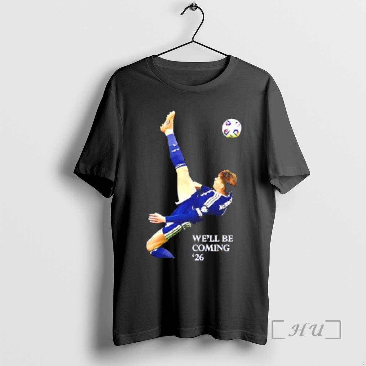 Officials Well Be Coming 26 Scotland Tee Vintage Art