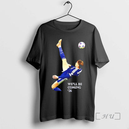Officials Well Be Coming 26 Scotland Tee Vintage Art