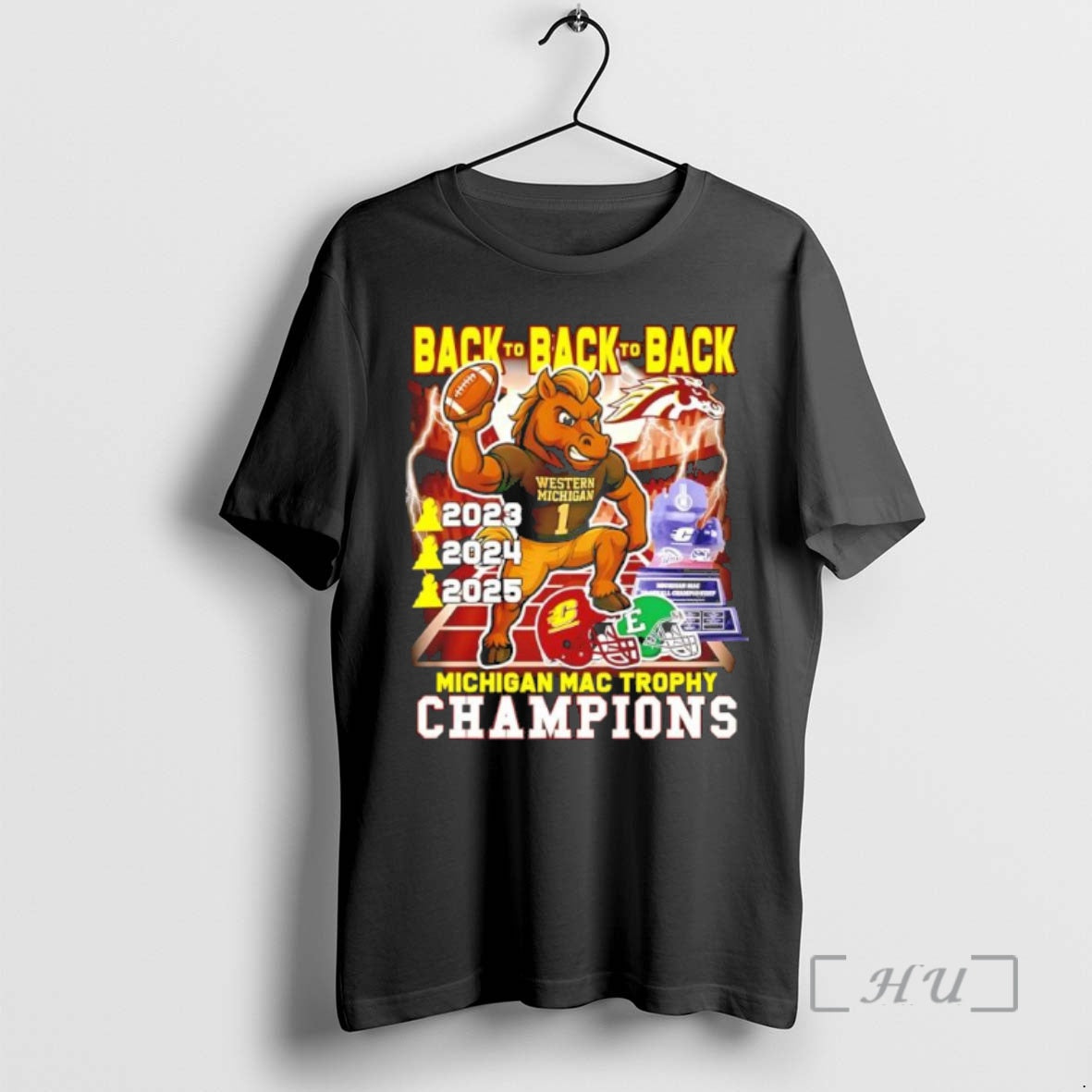 Officials Western Michigan Broncos Back To Back Michigan Mac Trophy