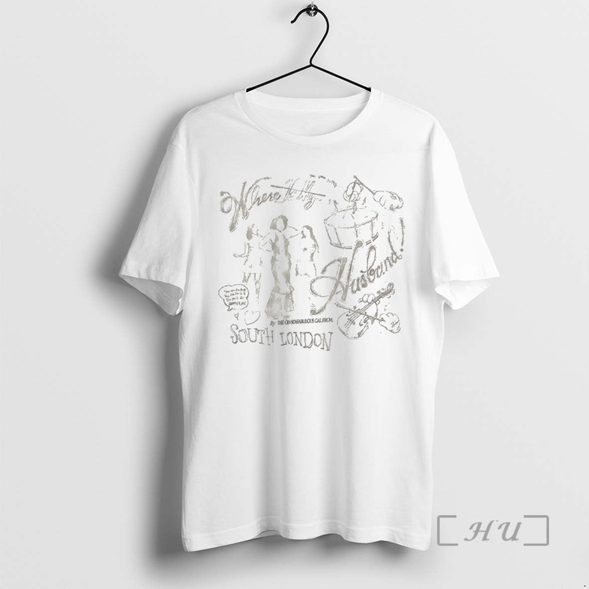 Officials Where Is My Husband South London Shirt Classic Art