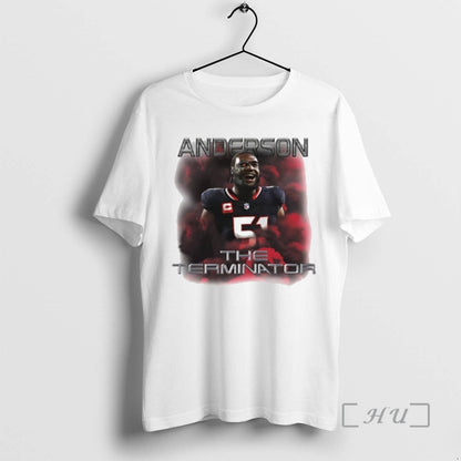 Officials Will Anderson Jr Terminator Houston Texans Football Tee