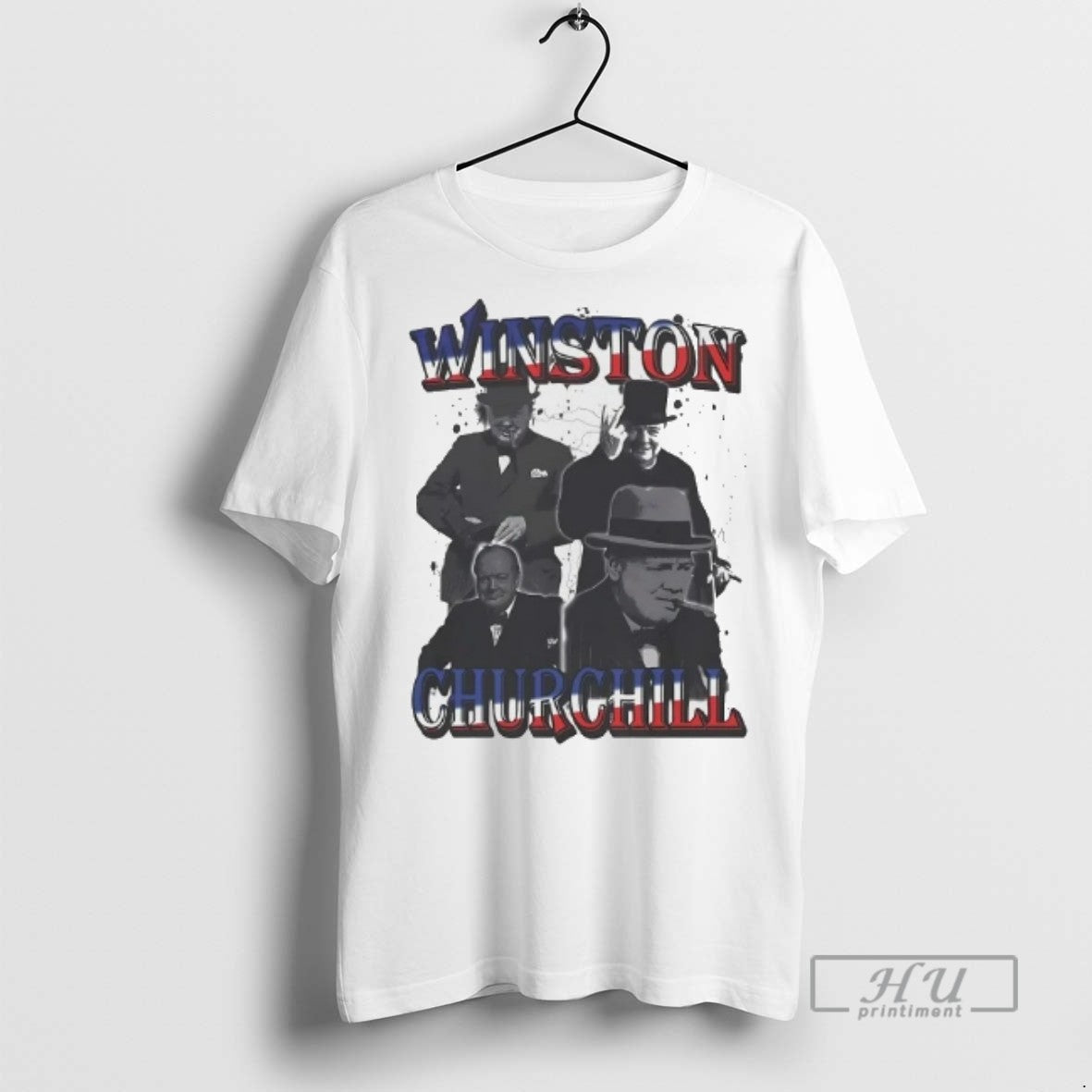 Officials Winston Churchill Portrait T Shirts Sweatshirt Premium