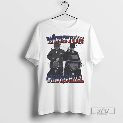 Officials Winston Churchill Portrait T Shirts Sweatshirt Premium