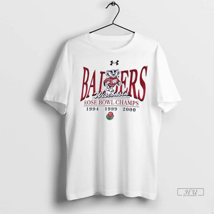 Officials Wisconsin Badgers Rose Bowl Champs T Shirts Tee Classic