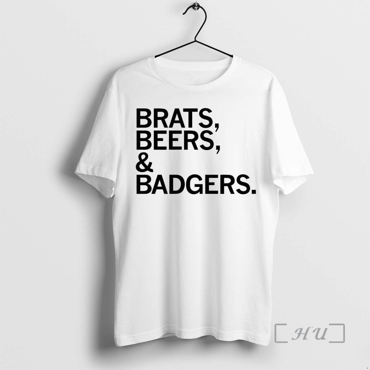 Officials Wisconsin Brats Beers And Badgers Tee Authentic Merch