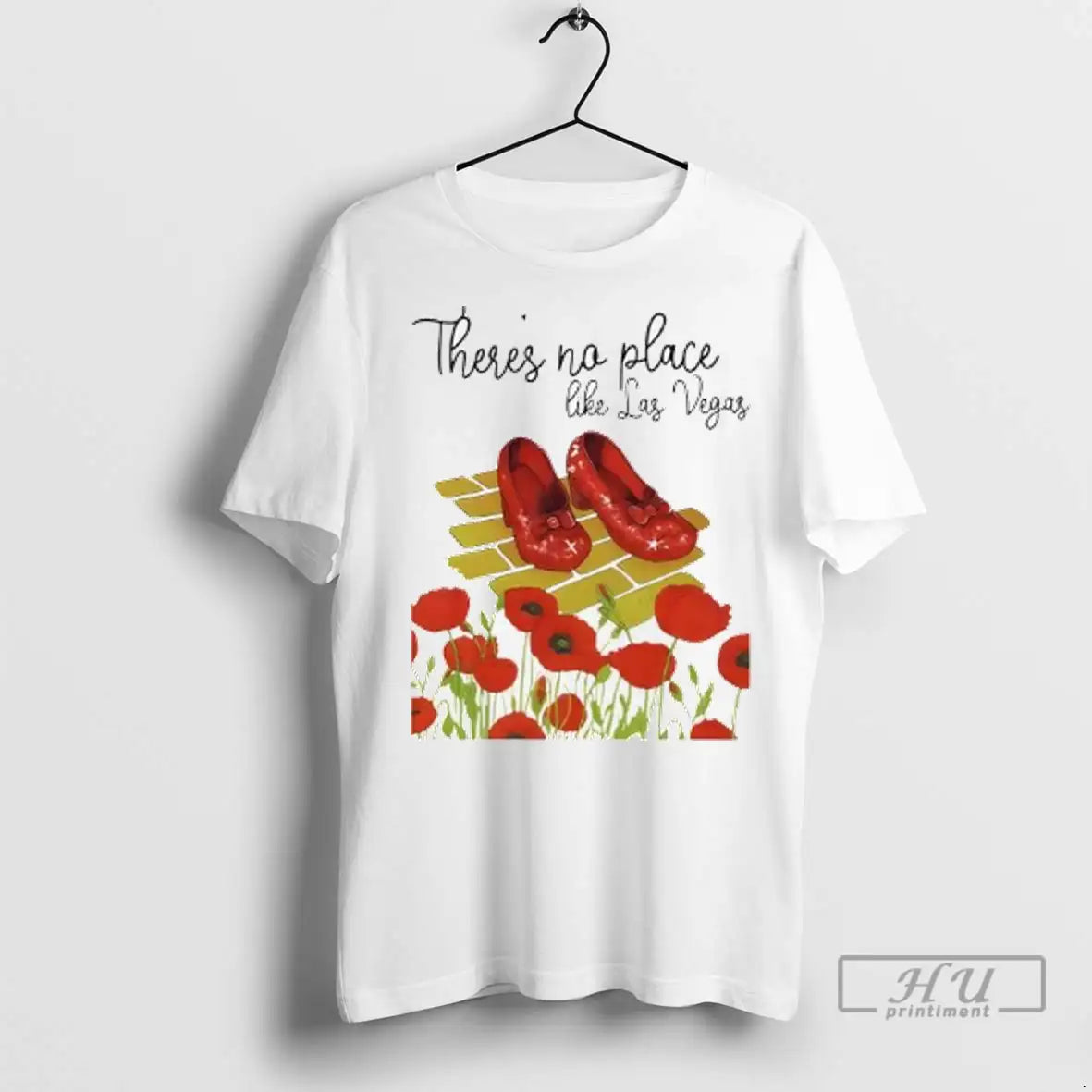 Officials Wizard Oz Theres No Place Like Las Vegas Ladies T Shirts