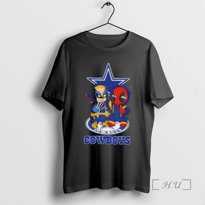 Officials Wolverine And Deadpool X Dallas Cowboys Football Hoodie