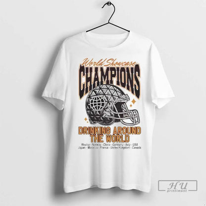 Officials World Showcase Champions Drinking Around World Helmet T