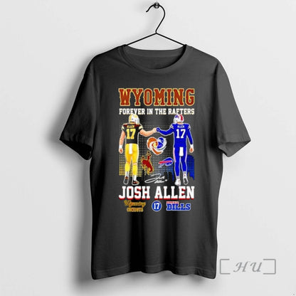 Officials Wyoming Cowboys Buffalo Bills Josh Allen Forever Rafters