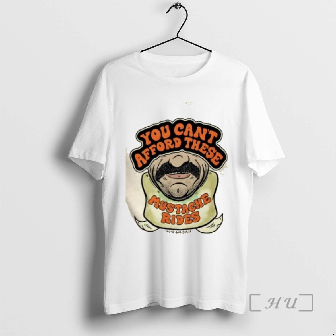 Officials You Cant Afford These Ducca Mustache Rides Ringer Tee