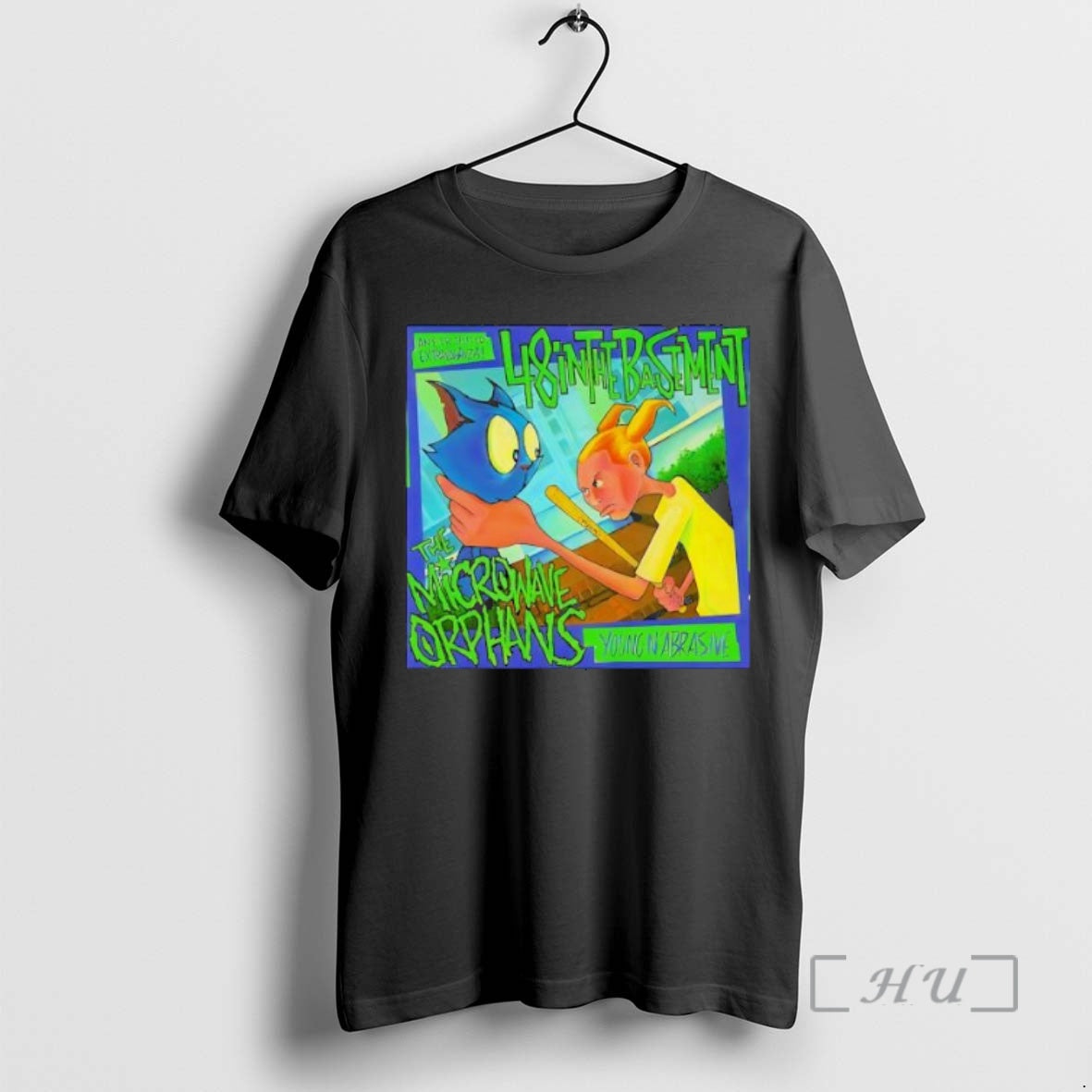 Officials Young N Abrasive 48 Basement Microwave Orphans Tee Retro