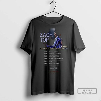 Officials Zach Europe Cold Beer And Country Music Fall Tour 2026 Long