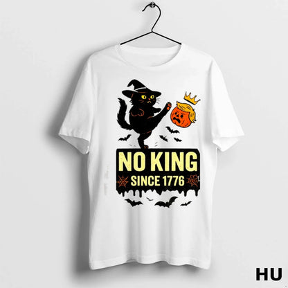 Officials Black Cat Halloween No King Since 1776 Protest Subtle Anti