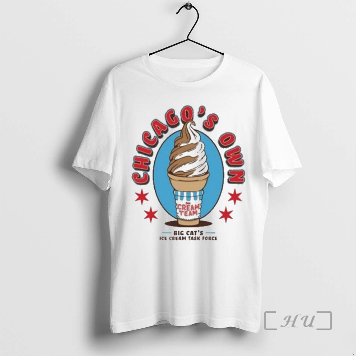 Officials Chicagos Own Big Cats Ice Cream Task Force Tee Exclusive