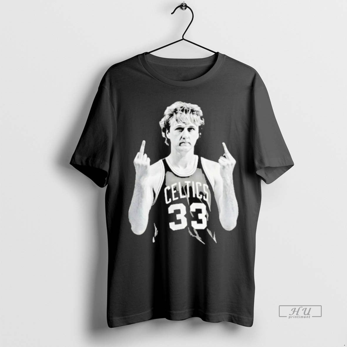 Officials Larry Bird Boston Celtics Middle Fingers Sweatshirt Premium