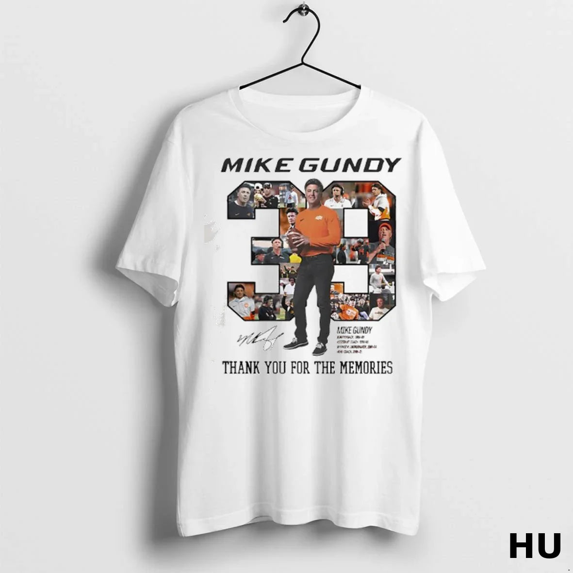 Officials Oklahoma State Football Mike Gundys Signature Thank You