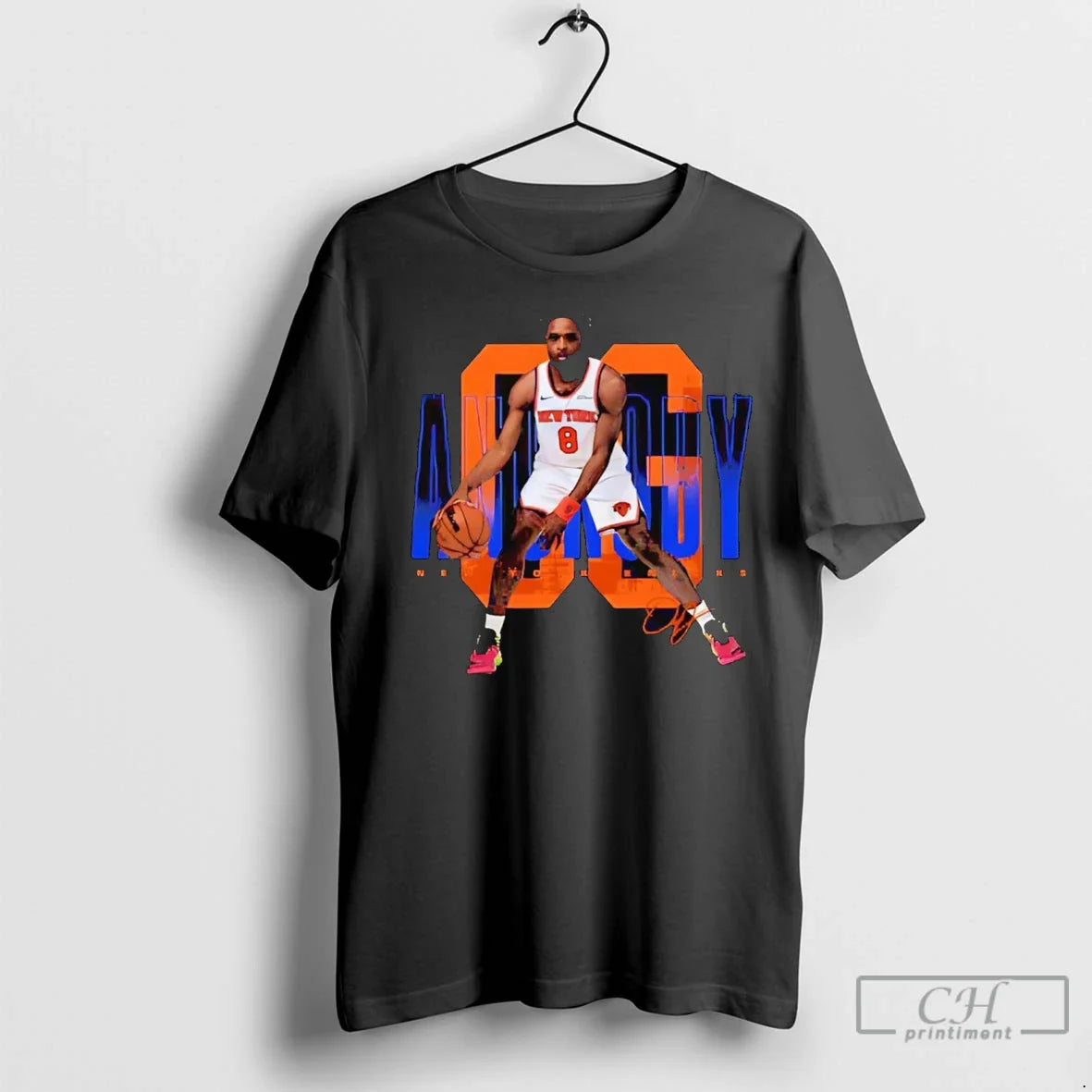 Og Anunoby Dribbling Signature New York Knicks T Shirts Shirt Trendy