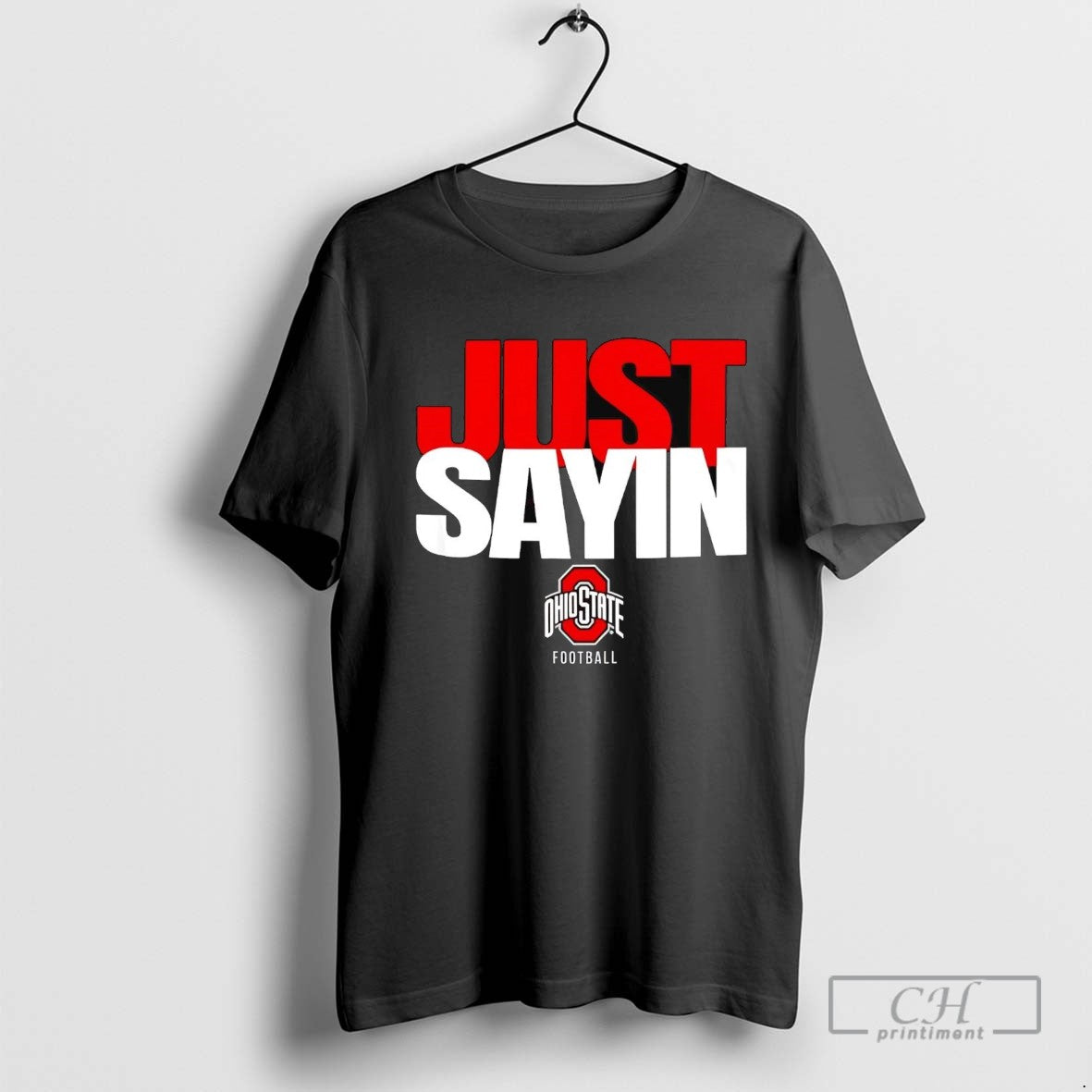 Ohio State Buckeyes Just Sayin Long Sleeve Classic Fashion