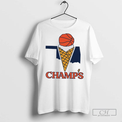 Oklahoma Champs Ice Cream Logo T Shirts TShirt Designer Design