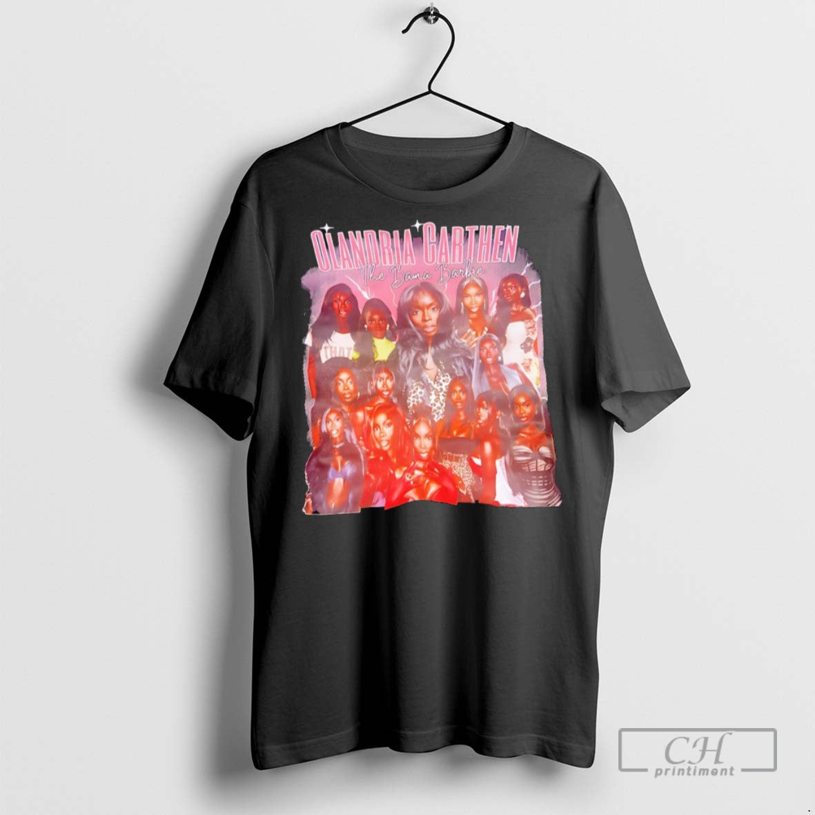 Olandria Carthen Bana Barbre T Shirts TShirt Retro Fashion