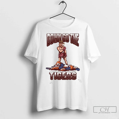 Ole Miss Rebels Beat Lsu Tigers Down Go Tigers 2025 Ladies T Shirts