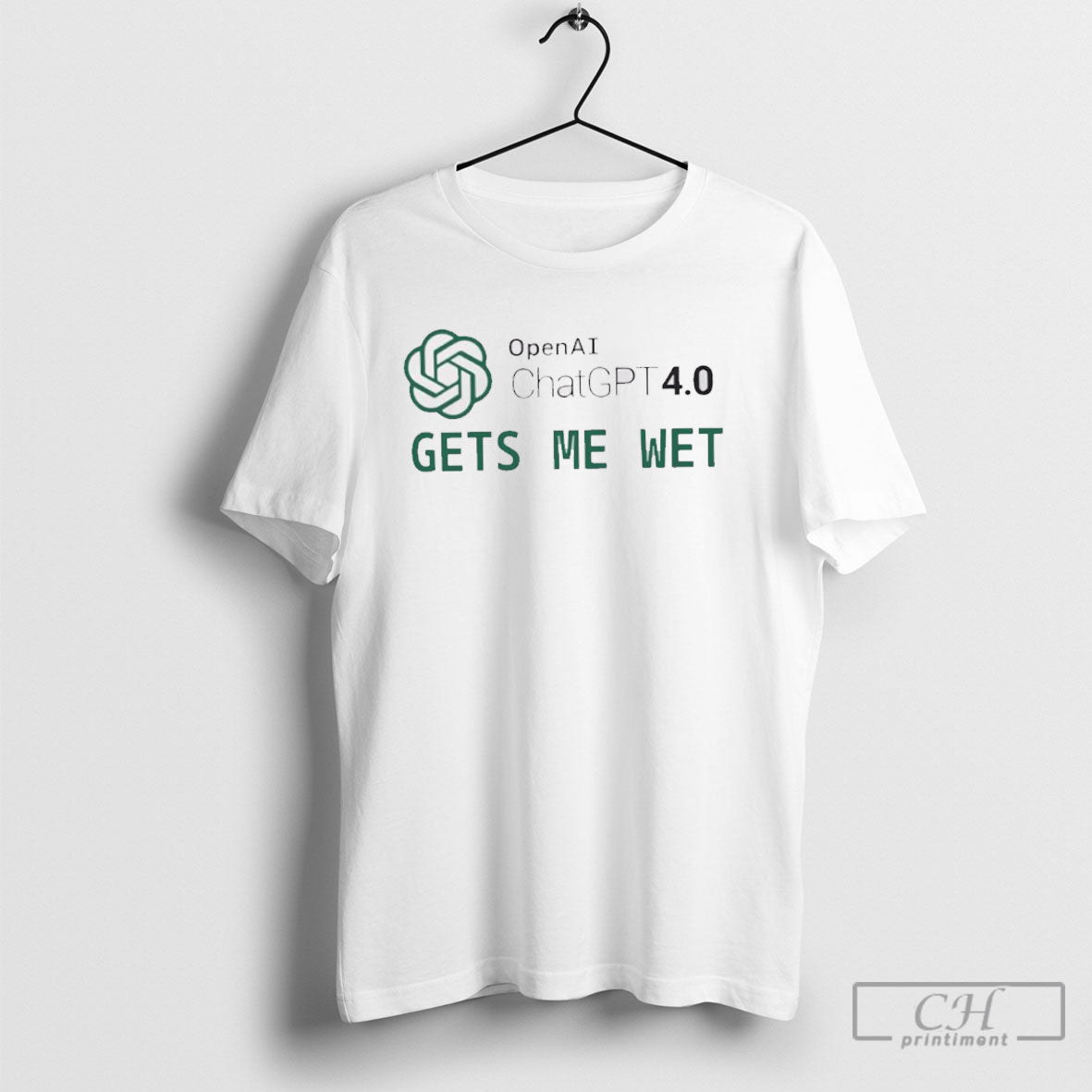 Openai Chatgpt 4 0 Gets Me Wet White Hoodie Premium Apparel