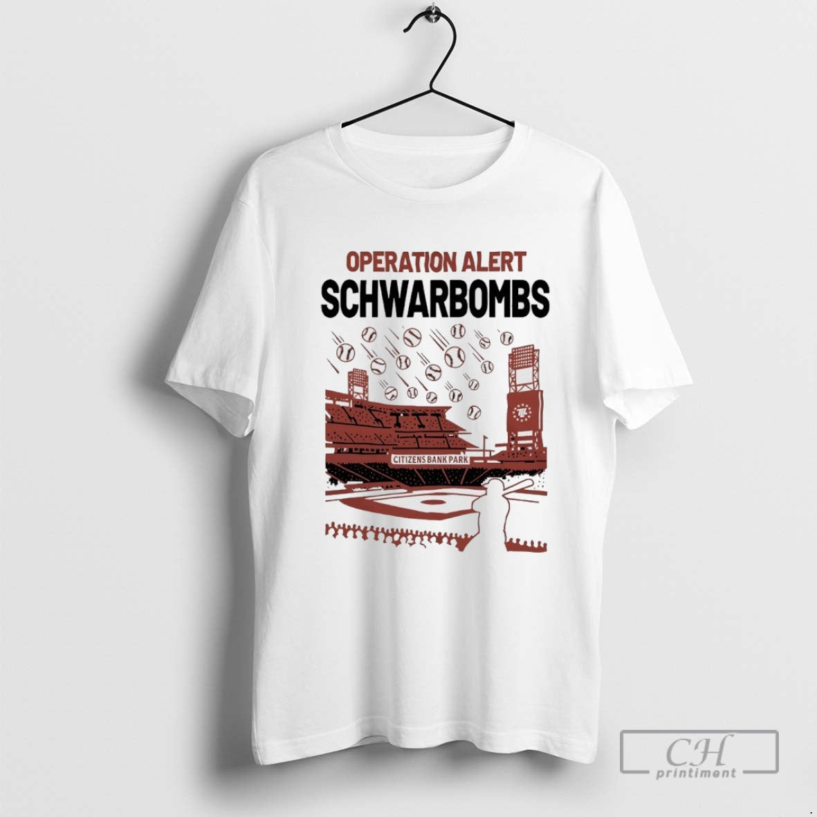 Operation Alert Schwarbomb Citizens Bank Park Phillies Sweatshirt