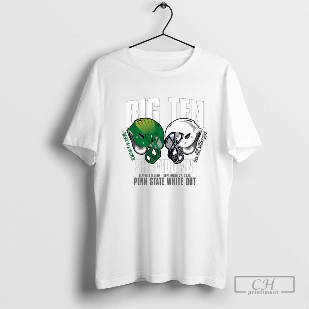 Oregon Ducks Vs Penn State Nittany Lions Big Ten Showdown White Out